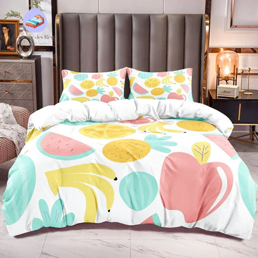 Housse de Couette Fruits 2 Personnes